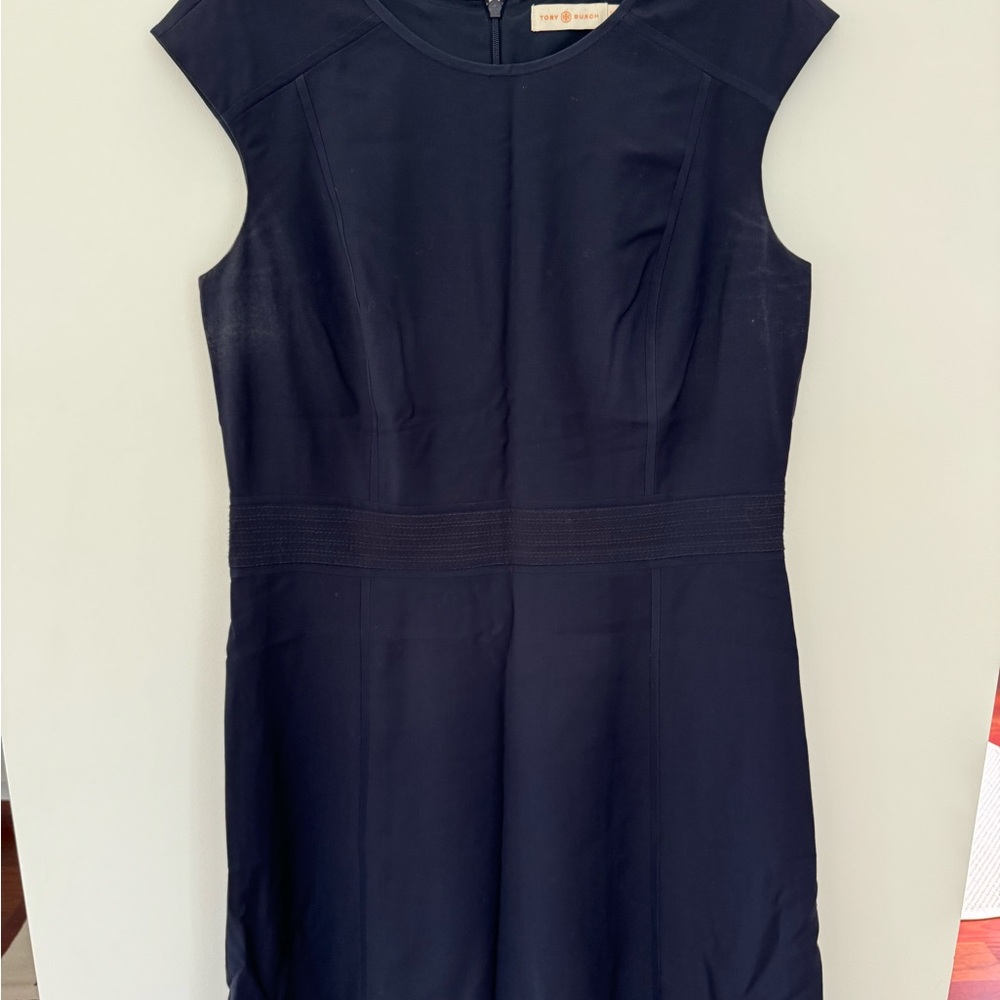 Tory Burch Navy Dress sz 14 perfect